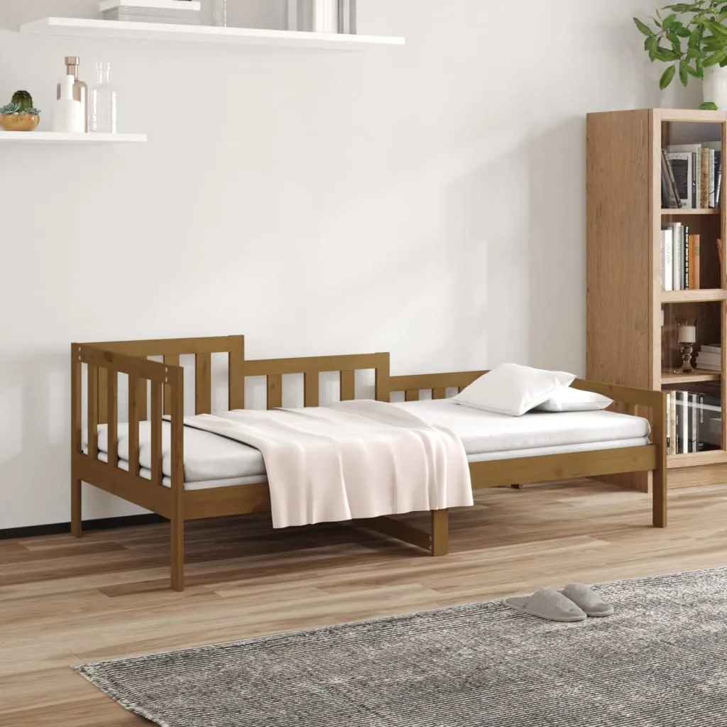 vidaXL Dormeuse Miele 90x190 cm in Legno Massello di Pino