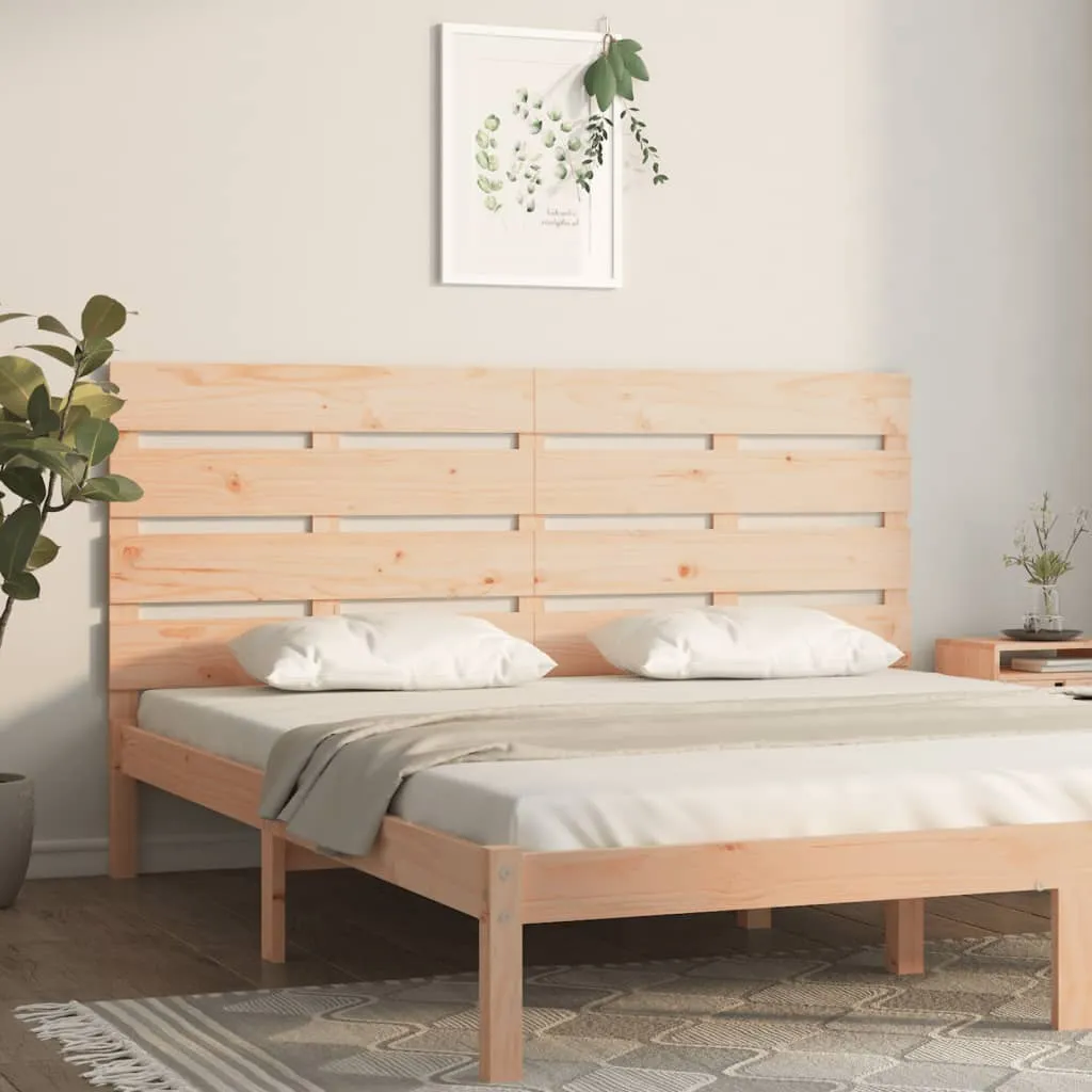 vidaXL Testiera per Letto 200x3x80 cm in Legno Massello di Pino