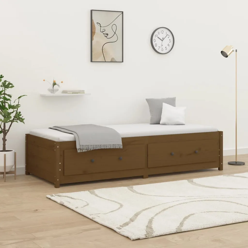 vidaXL Dormeuse Miele 80x200 cm in Legno Massello di Pino