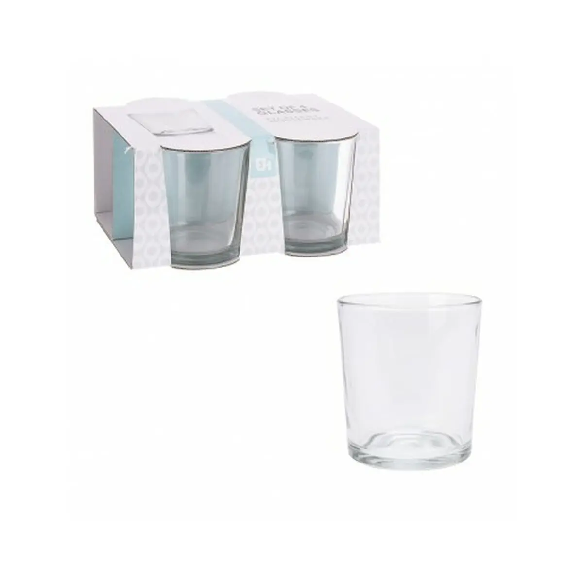 Set di Bicchieri Excellent Houseware ye6000410 Trasparente Cristallo 280 ml (4 Unità)