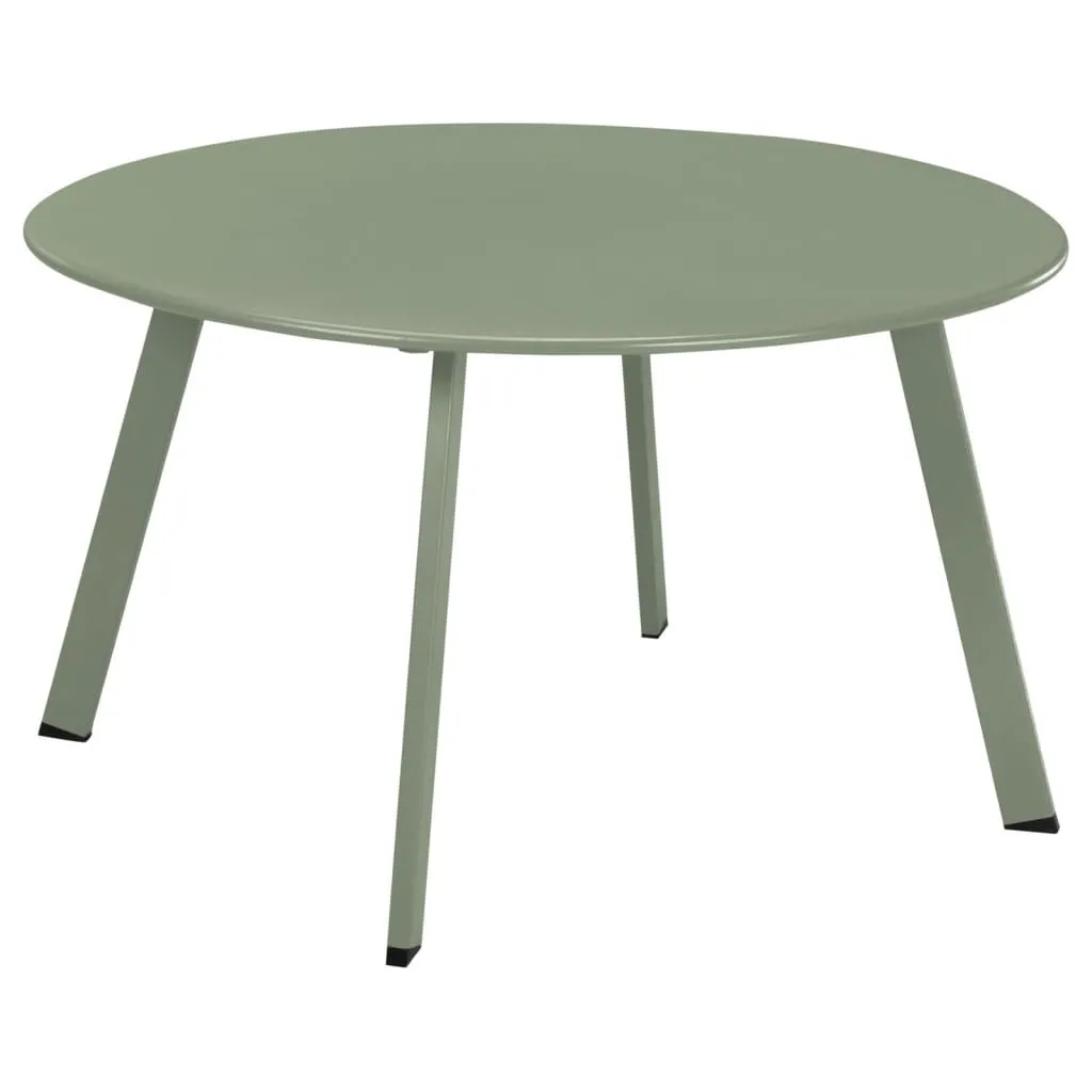 ProGarden Tavolino da Salotto per Esterni 70x40 cm Verde Opaco