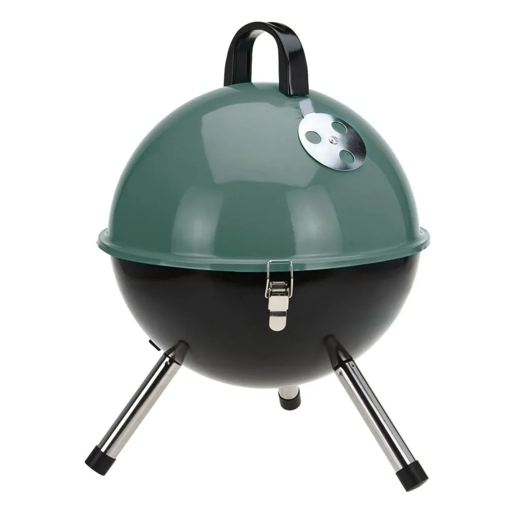 ProGarden Griglia Barbecue a Sfera 31 cm Verde