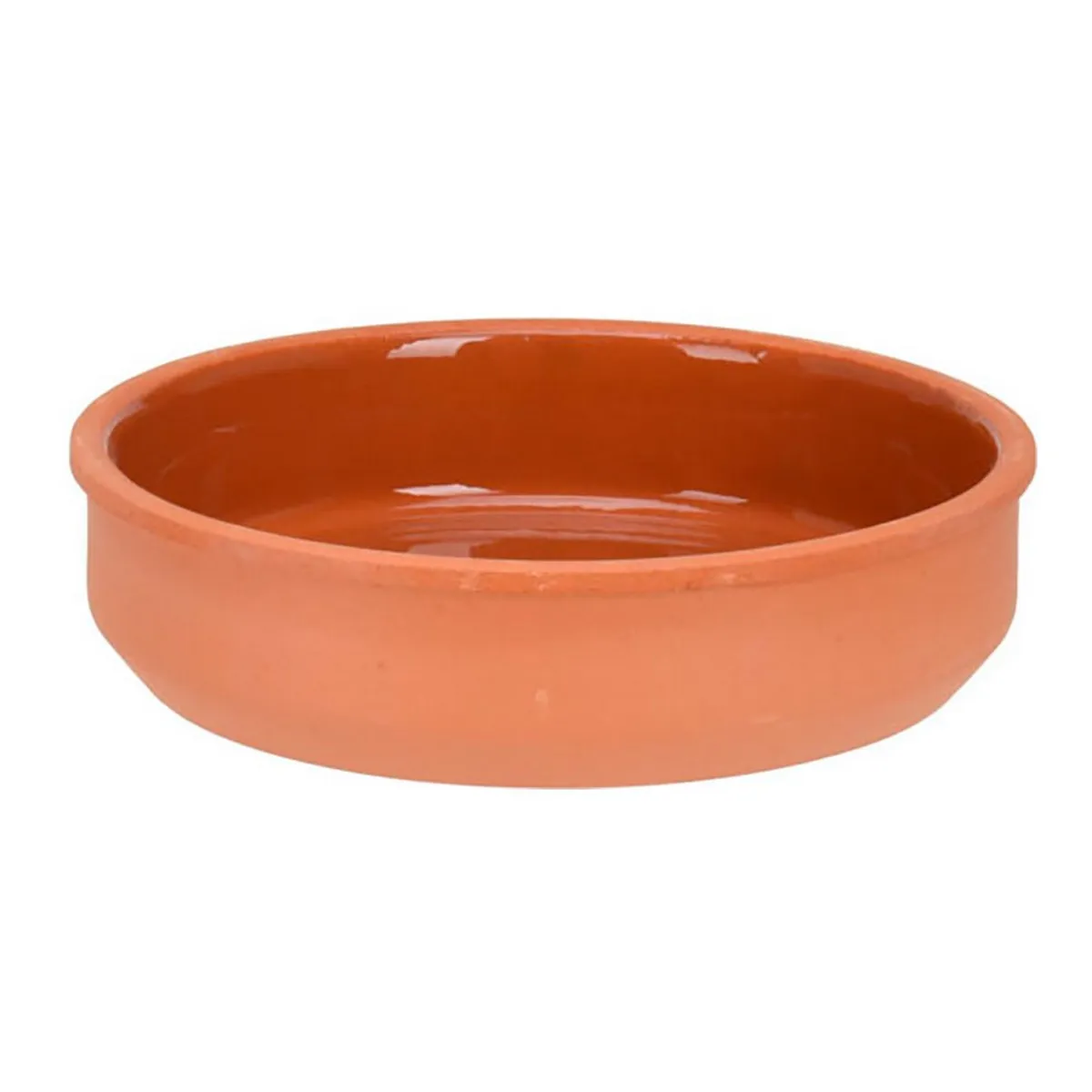 Set da Aperitivo Excellent Houseware Pentola Ø 15,5 x 3,8 cm Terracotta 450 ml Argilla cotta (2 Unità)