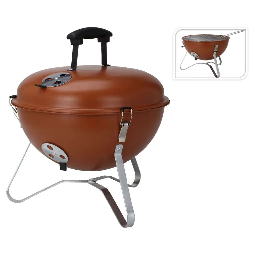 ProGarden Griglia a Sfera per Barbecue 37 cm Arancione