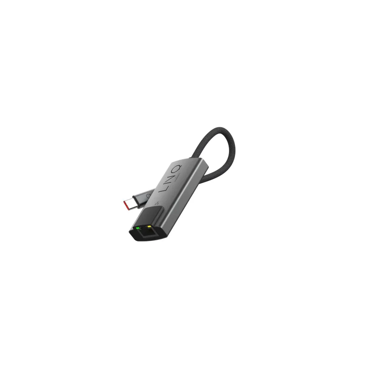 Adattatore USB 2.0 con Rete RJ45 Linq Byelements LQ48023