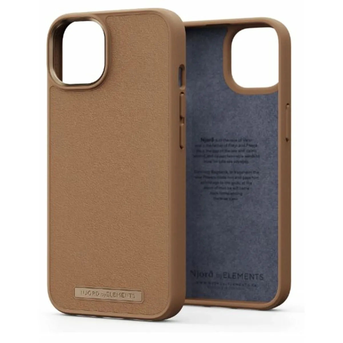 Custodia per Cellulare Njord Byelements IPHONE 14 Marrone