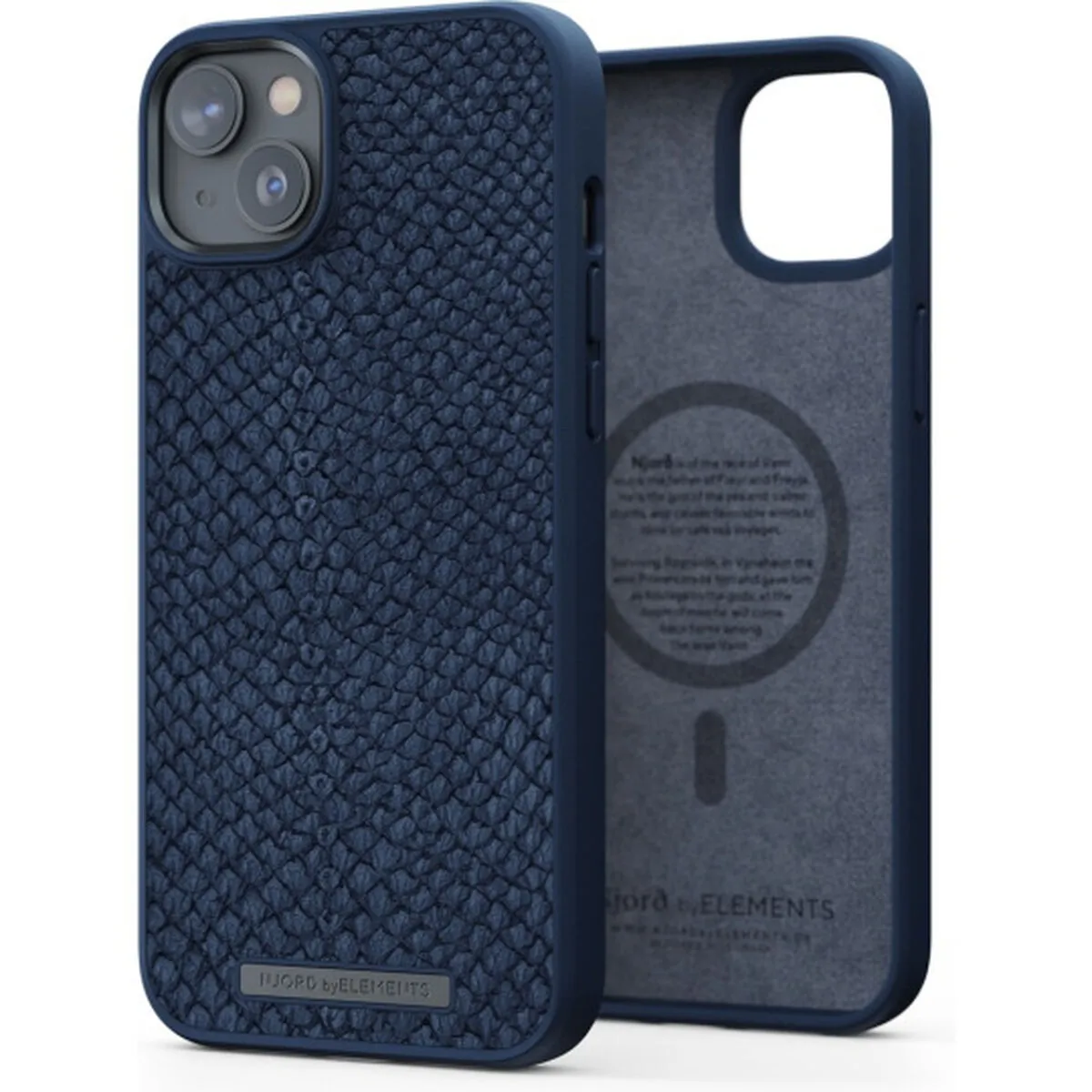 Custodia per Cellulare Njord Byelements Iphone 14 Plus Azzurro