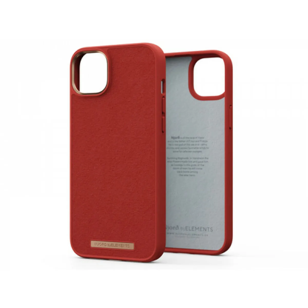 Custodia per Cellulare Njord Byelements Iphone 14 Plus Arancio