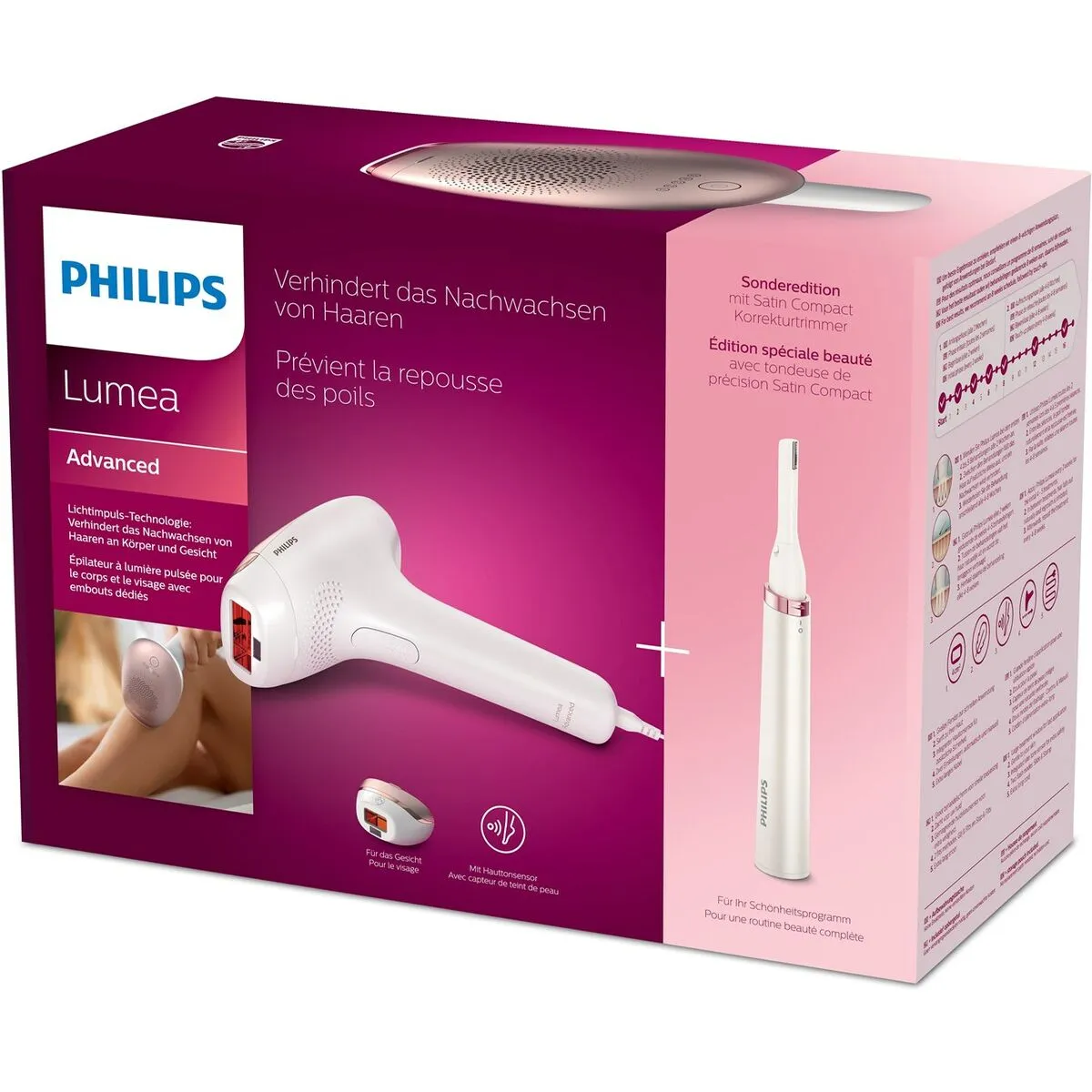 Epilatore Elettrico a Luce Pulsata Philips Lumea Advanced BRI921/00