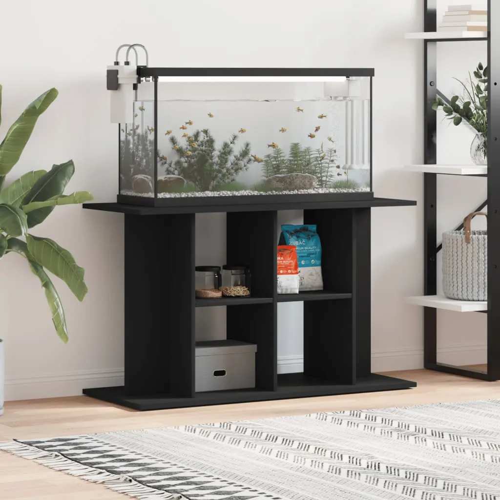 vidaXL Supporto per Acquario 100x40x60 cm in Legno Multistrato Nero