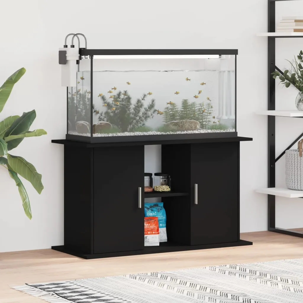 vidaXL Supporto per Acquario 101x41x58 cm in Legno Multistrato Nero