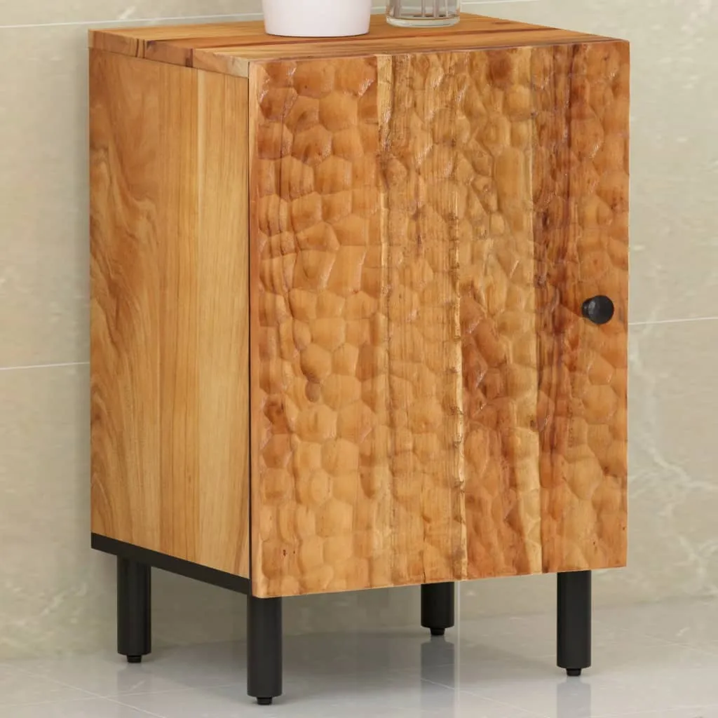 vidaXL Mobile da Bagno 38x33x58cm in Legno Massello di Acacia