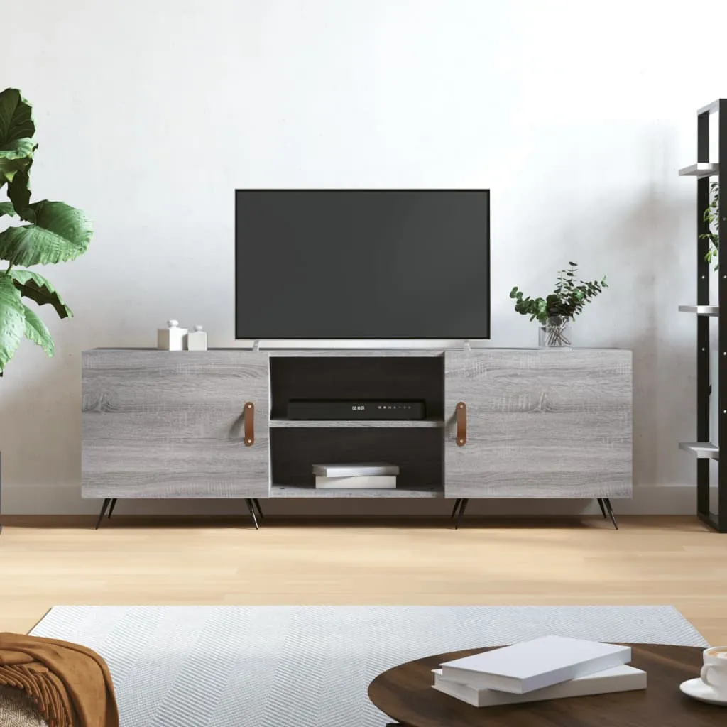 vidaXL Mobile Porta TV Grigio Sonoma 150x30x50 cm in Legno Multistrato