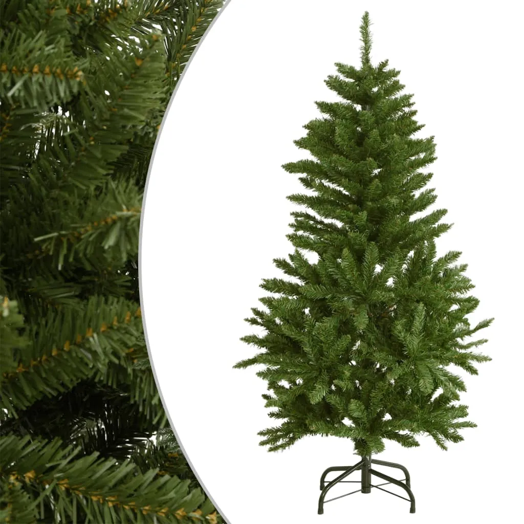 vidaXL Albero di Natale Artificiale Incernierato con Base Verde 150 cm