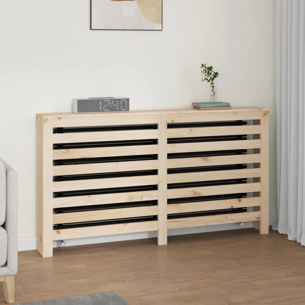 vidaXL Copertura Termosifone 153x19x84 cm in Legno Massello di Pino