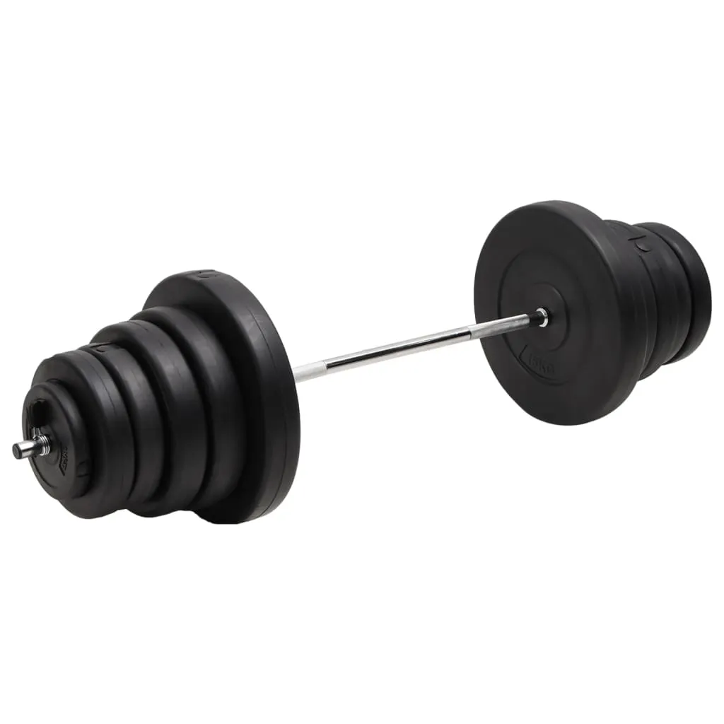 vidaXL Bilanciere con Dischi 90 kg