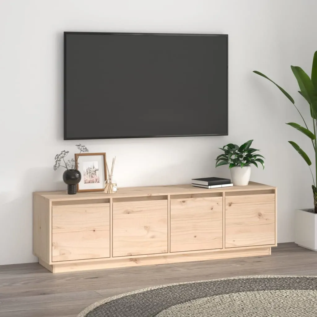 vidaXL Mobile Porta TV 156x37x45 cm in Legno Massello di Pino