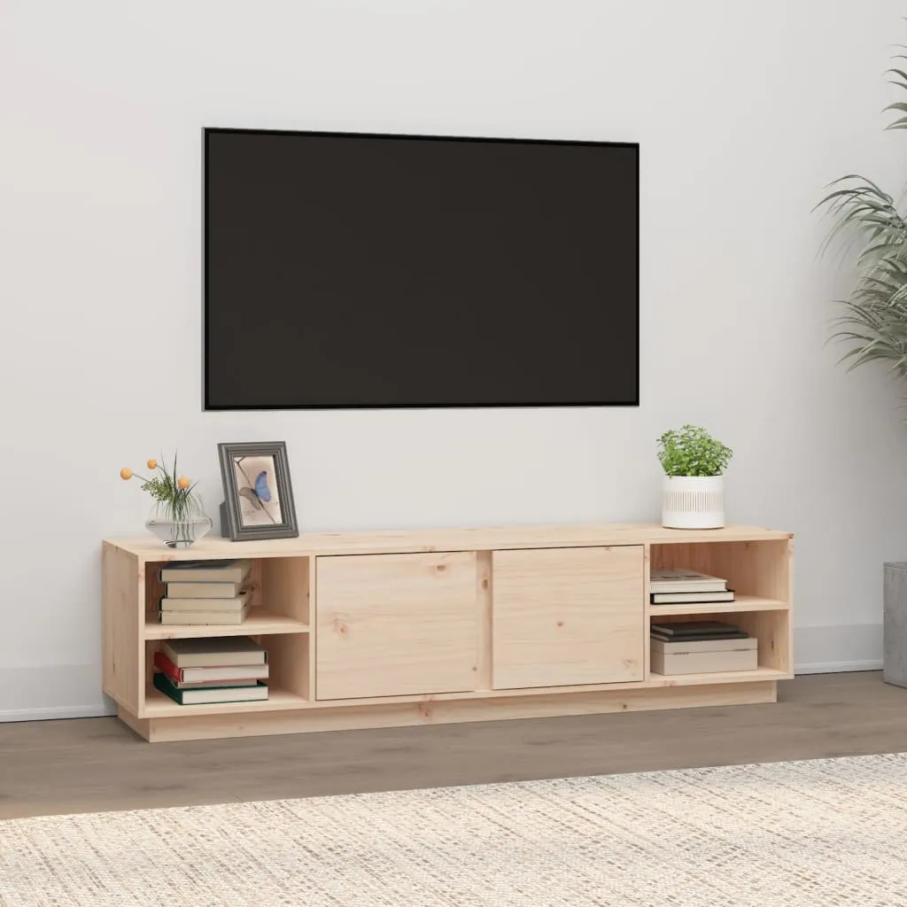 vidaXL Mobile Porta TV 156x40x40 cm in Legno Massello di Pino