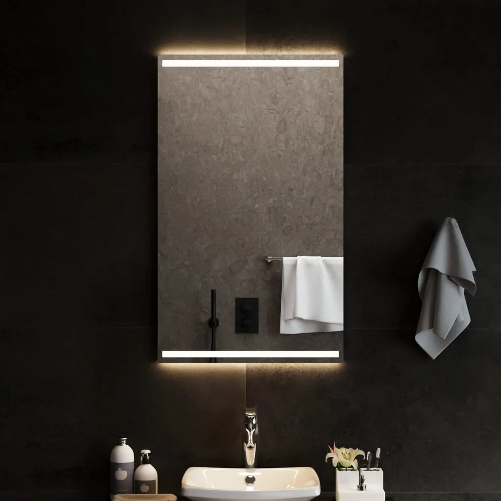 vidaXL Specchio da Bagno con Luci LED 60x100 cm