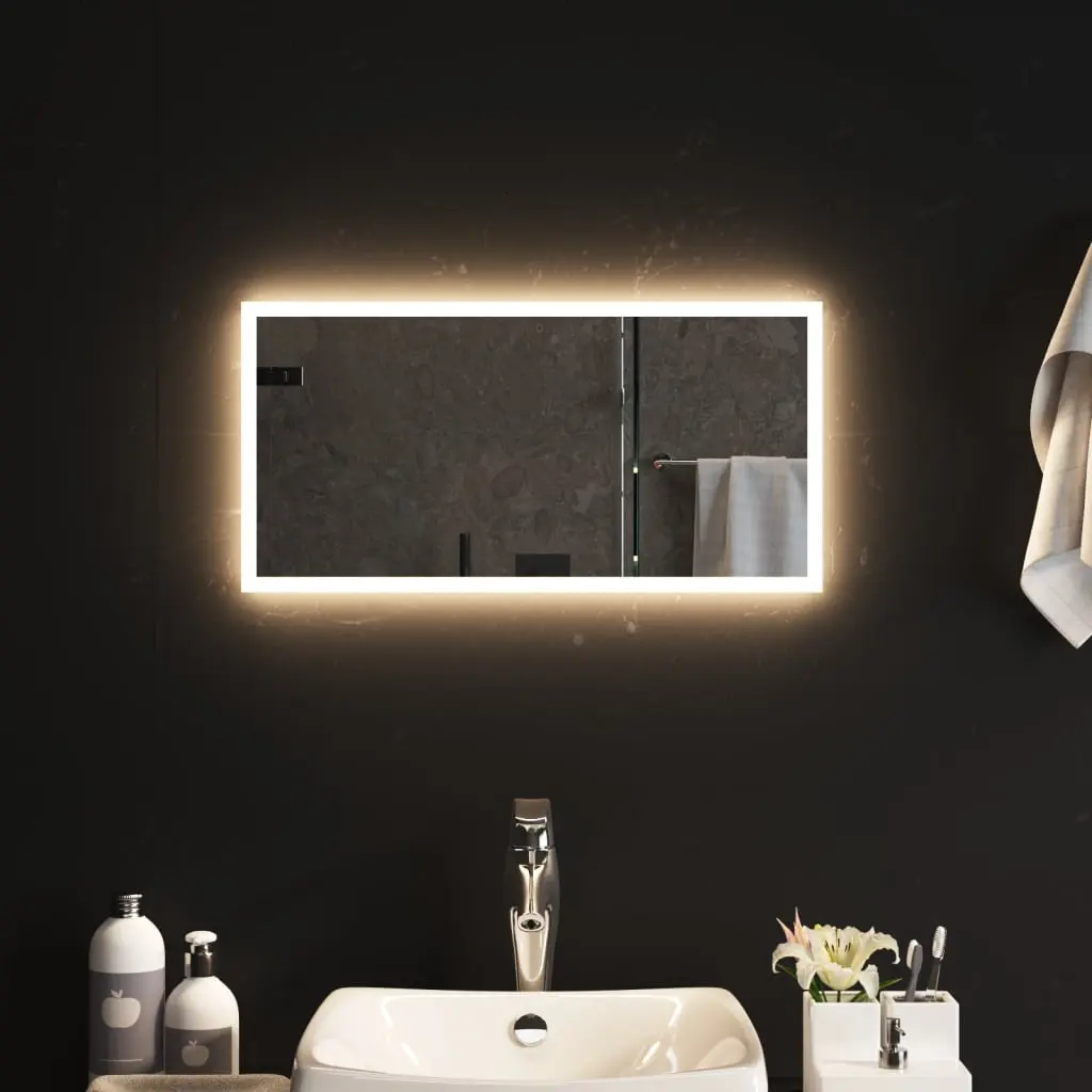 Specchio da Bagno con Luci LED 30x60 cm