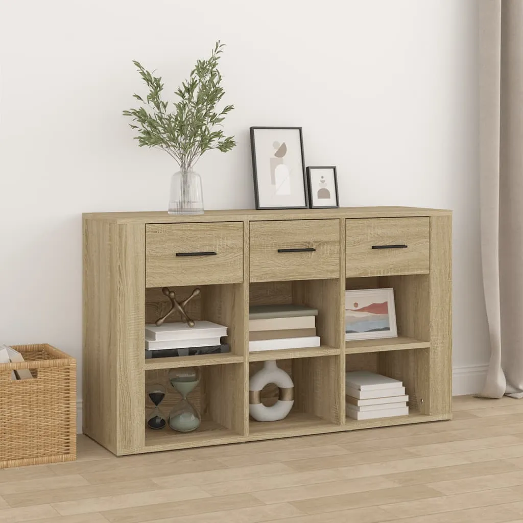 vidaXL Credenza Rovere Sonoma 100x30x59,5 cm in Legno Multistrato