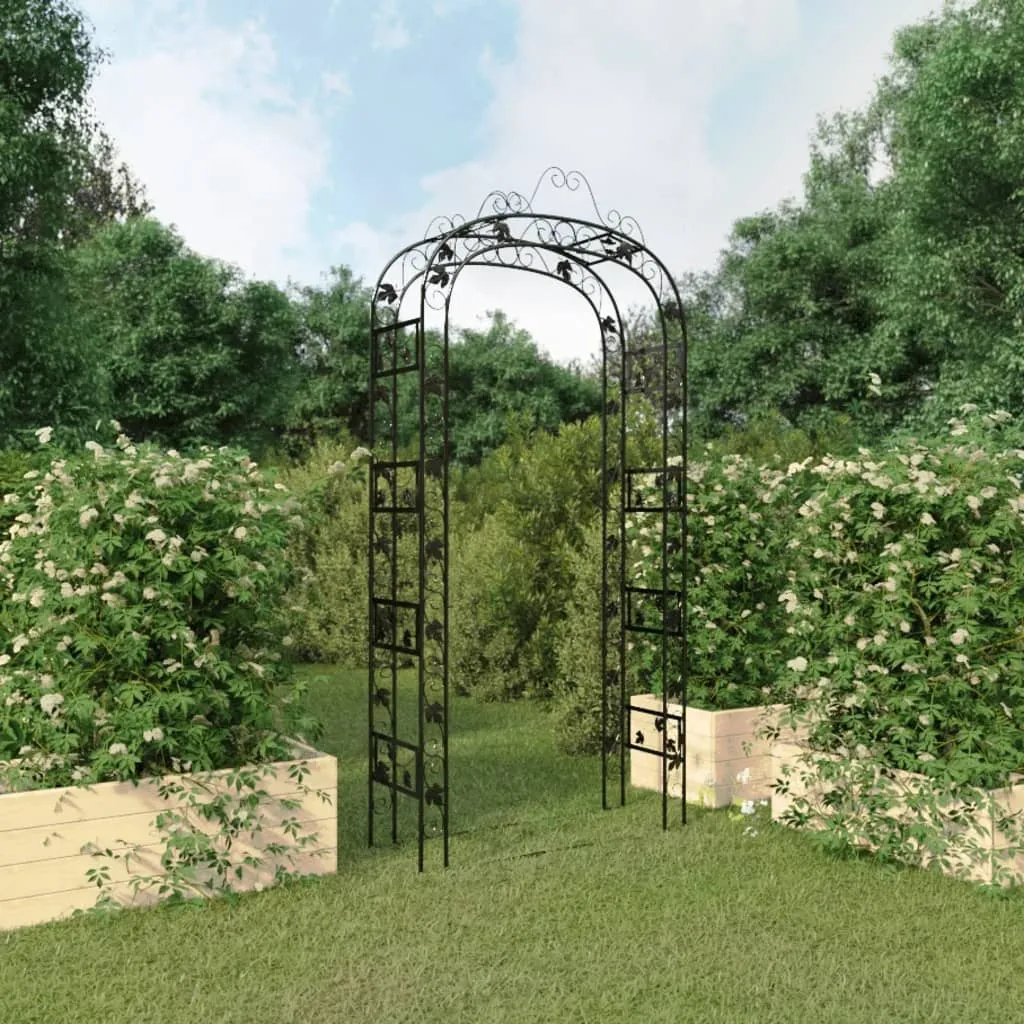 vidaXL Arco da Giardino 116x45x240 cm Acciaio