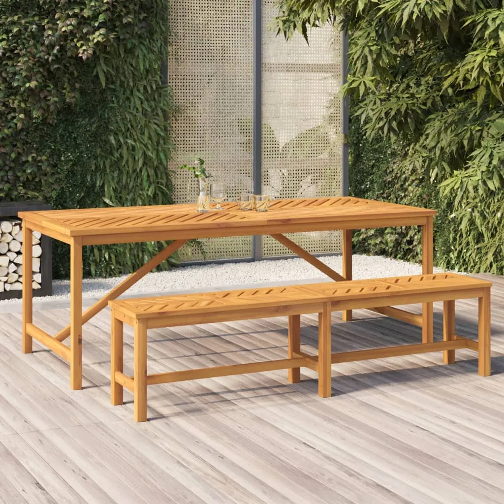 vidaXL Panca da Giardino 180 cm in Legno Massello di Acacia