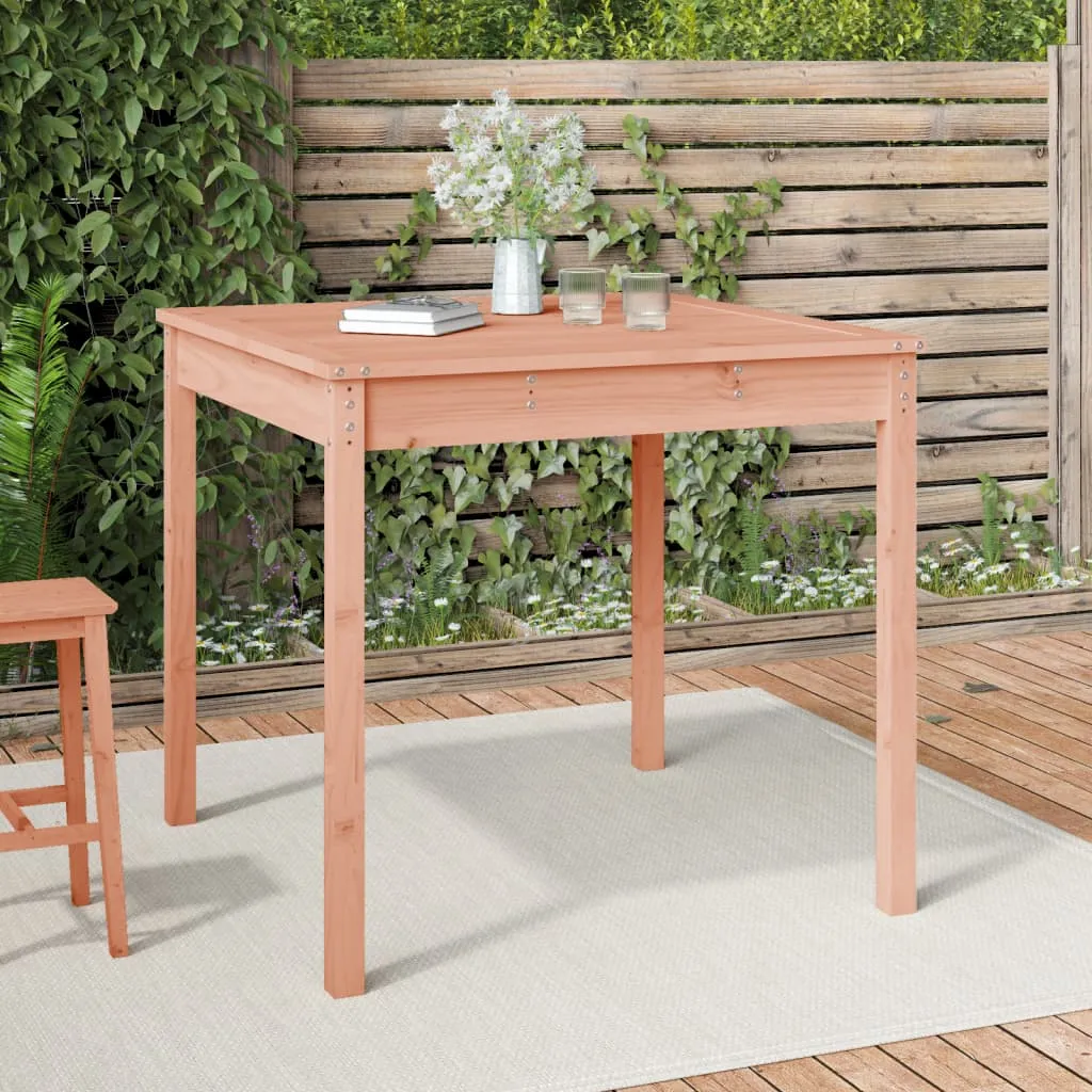 vidaXL Tavolo da Giardino 82,5x82,5x76 cm in Legno Massello di Douglas