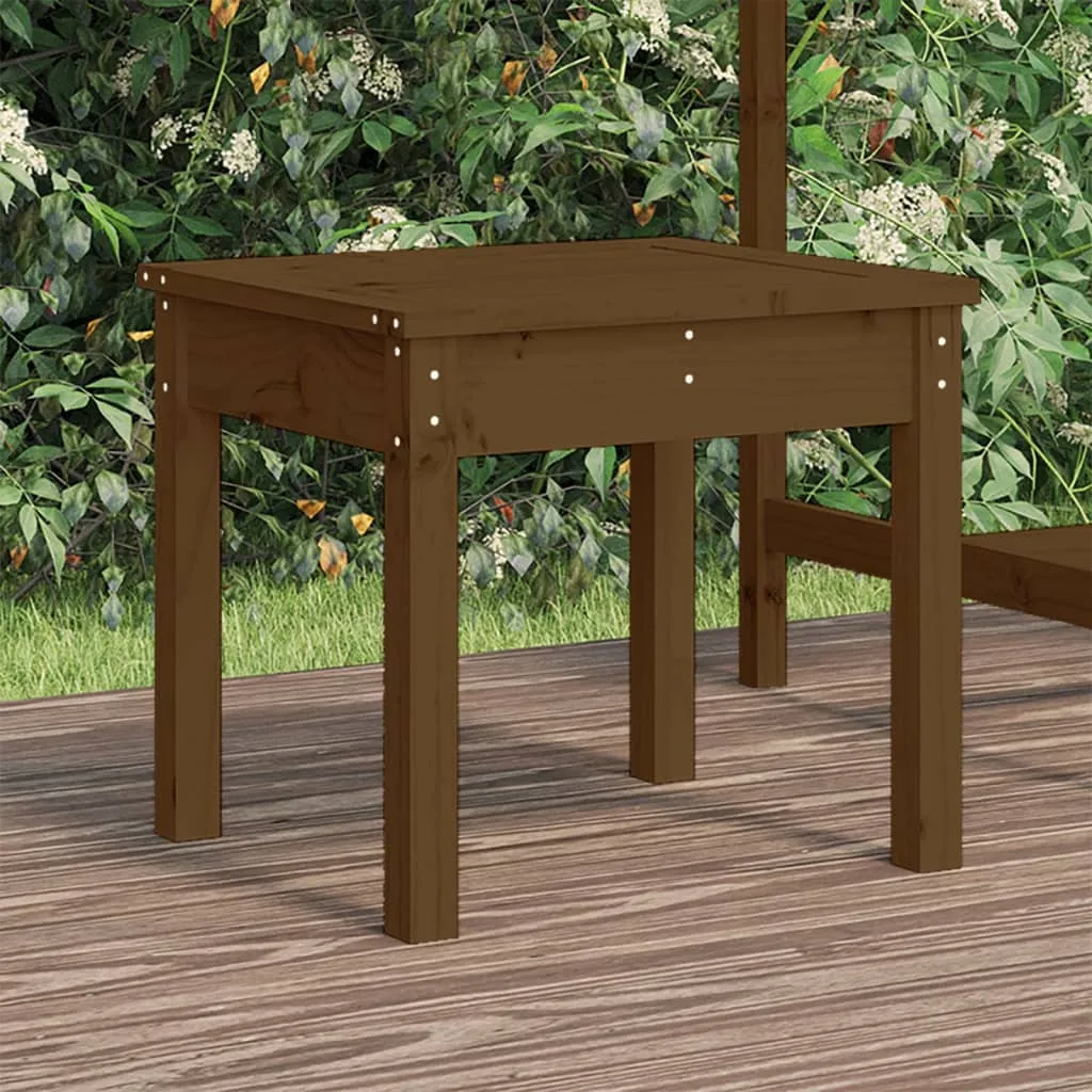 vidaXL Panca da Giardino Miele 50x44x45 cm Legno Massello di Pino