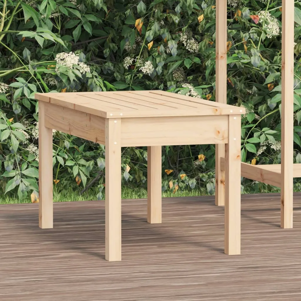 vidaXL Panca da Giardino 80x44x45 cm in Legno Massello di Pino