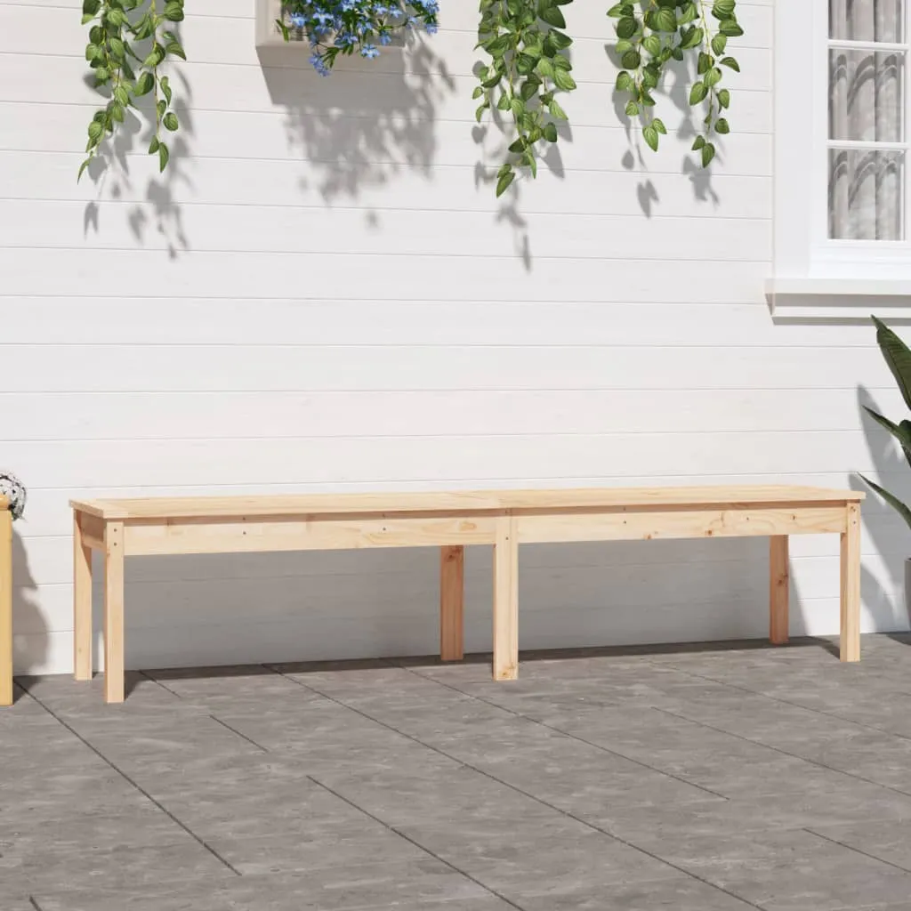 vidaXL Panca da Giardino 2 Posti 203,5x44x45 cm Legno Massello di Pino