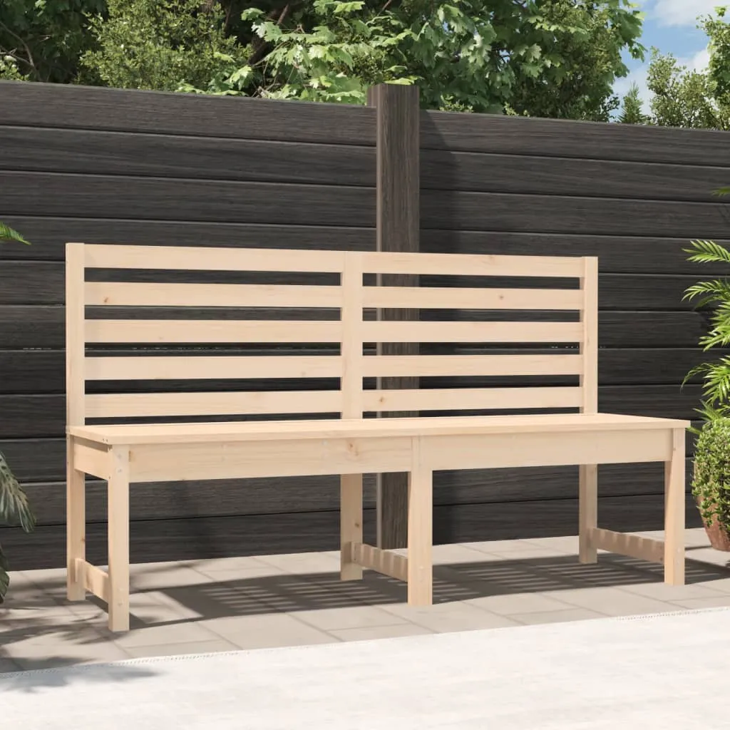 vidaXL Panca da Giardino 157,5 cm in Legno Massello di Pino