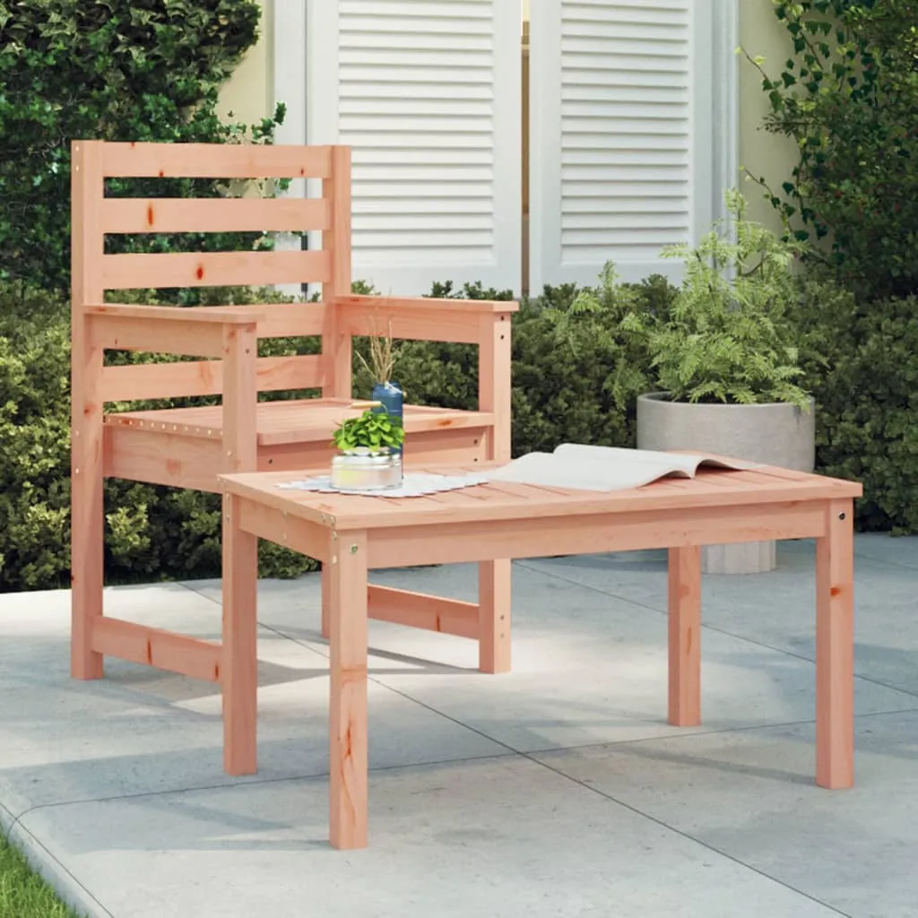 vidaXL Tavolo da Giardino 82,5x50,5x45 cm in Legno Massello di Pino