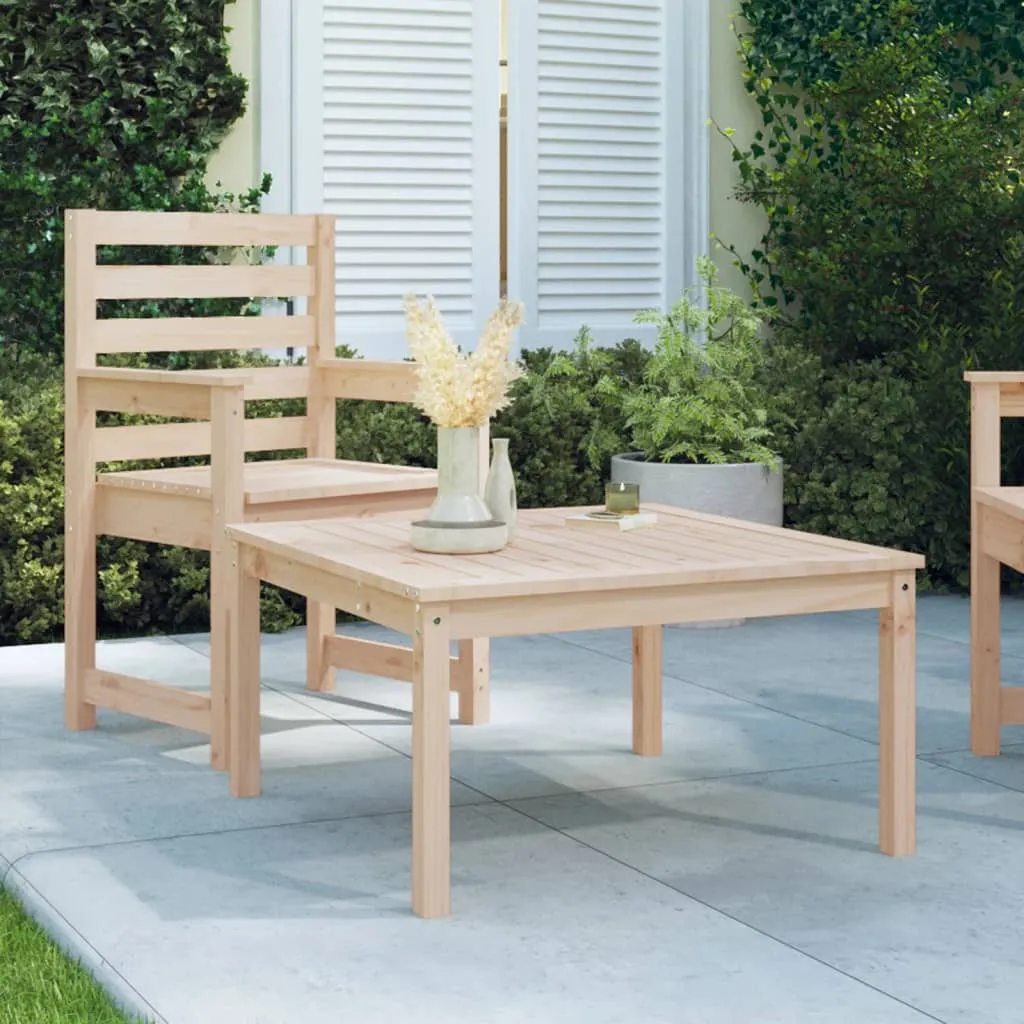 vidaXL Tavolo da Giardino 82,5x82,5x45 cm in Legno Massello di Pino