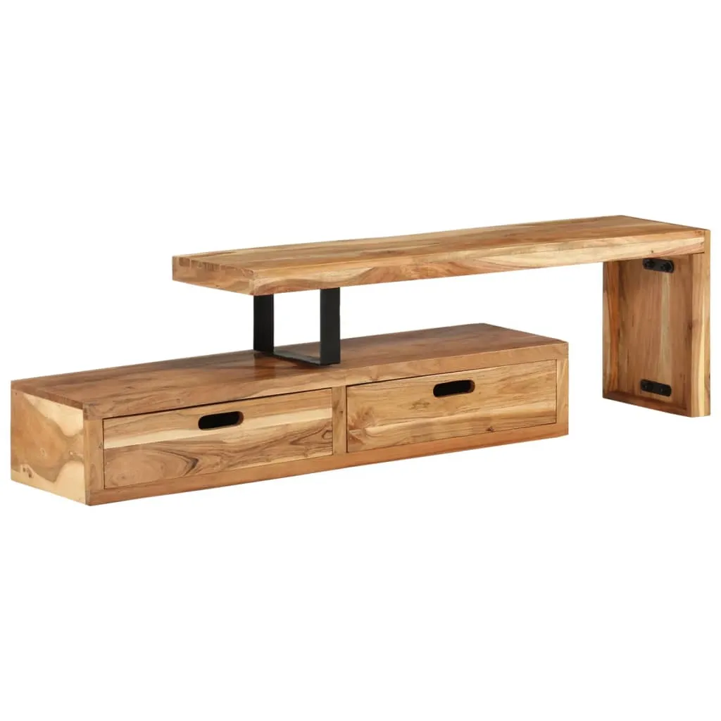 vidaXL Supporto TV in Legno Massello di Acacia