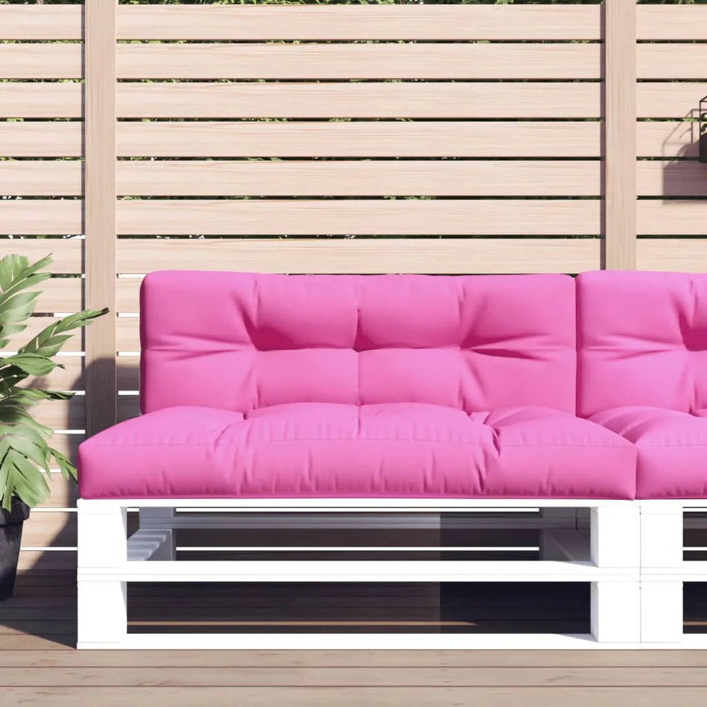 vidaXL Cuscino per Pallet Rosa 120x40x12 cm in Tessuto