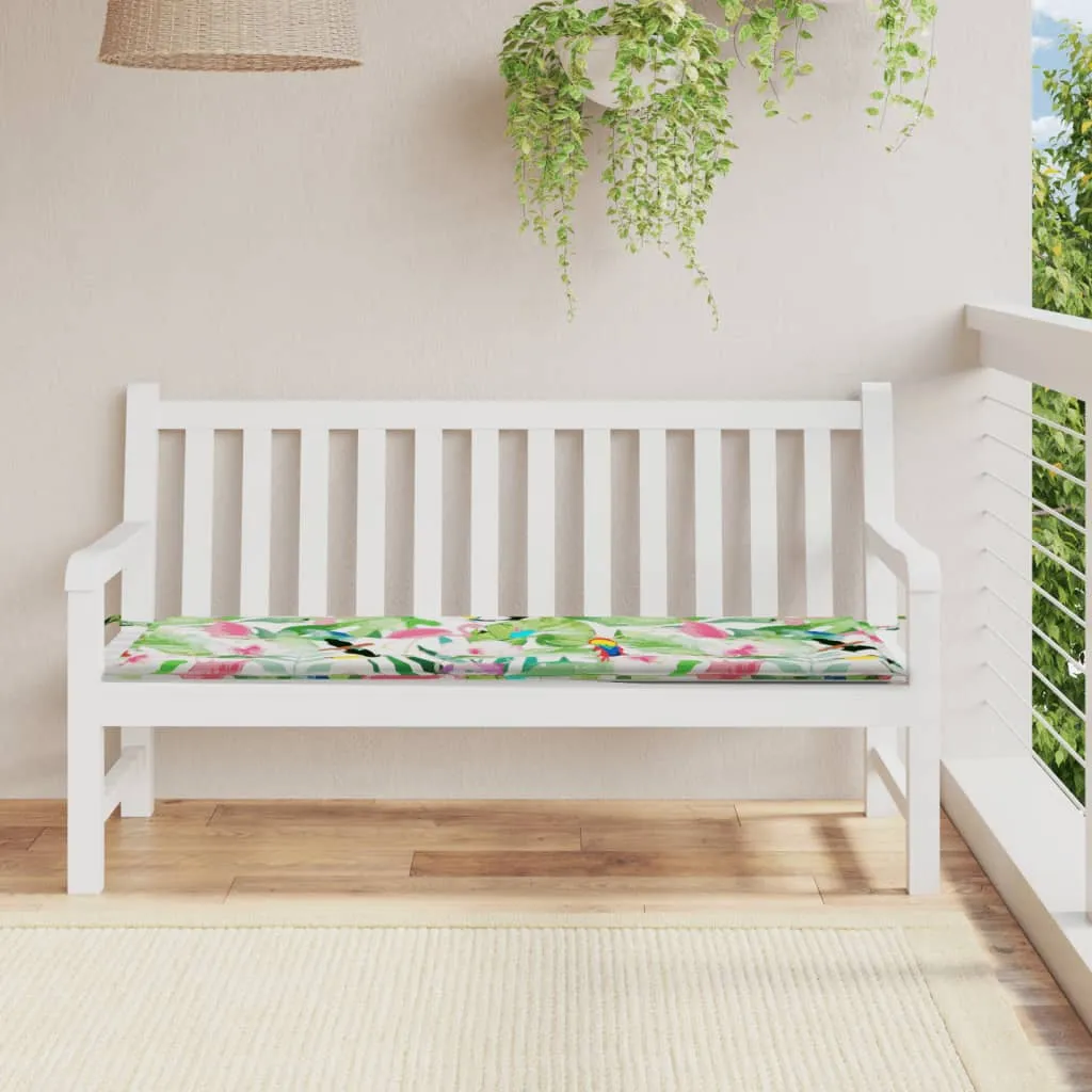 vidaXL Cuscino Panca Giardino Multicolore 150x50x3cm in Tessuto Oxford