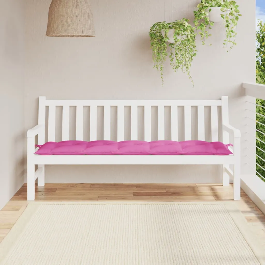 vidaXL Cuscino per Panca Rosa 180x50x7 cm in Tessuto Oxford