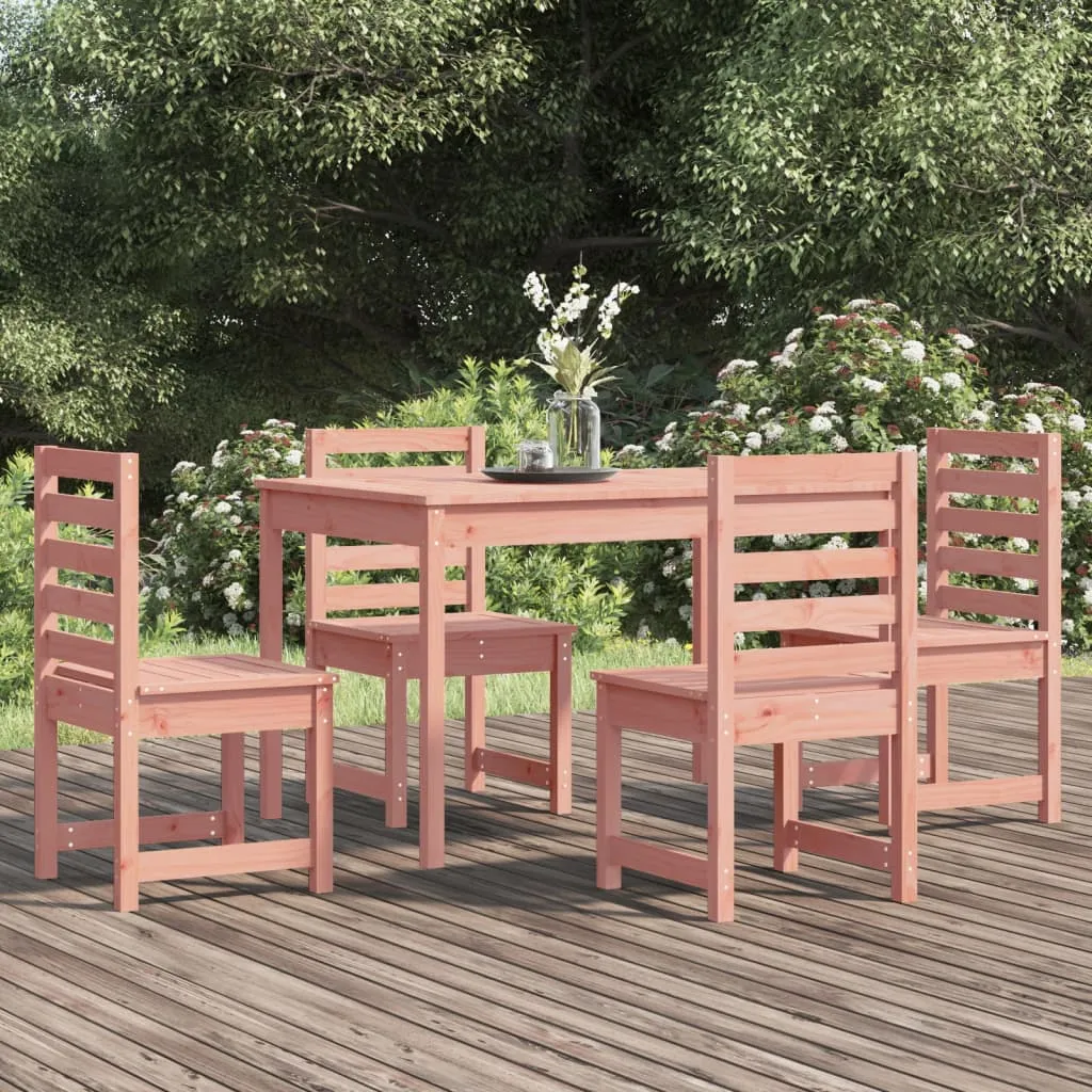 vidaXL Set da Pranzo per Giardino 5 pz in Legno Massello di Douglas