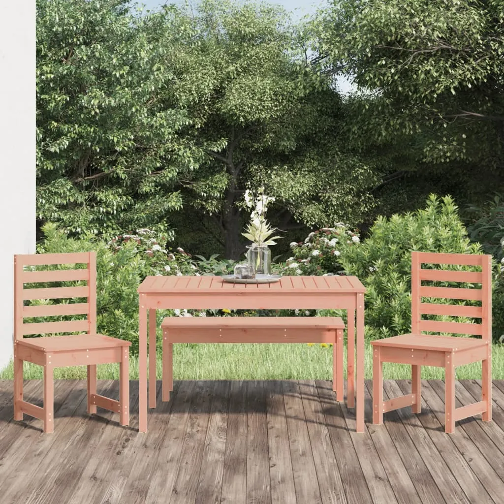 vidaXL Set da Pranzo per Giardino 4 pz in Legno Massello di Douglas