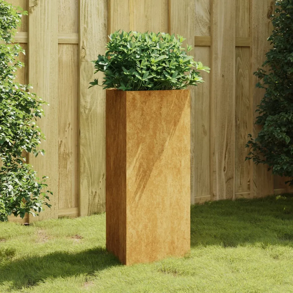 vidaXL Fioriera da Giardino 40x34,5x75 cm in Acciaio Corten