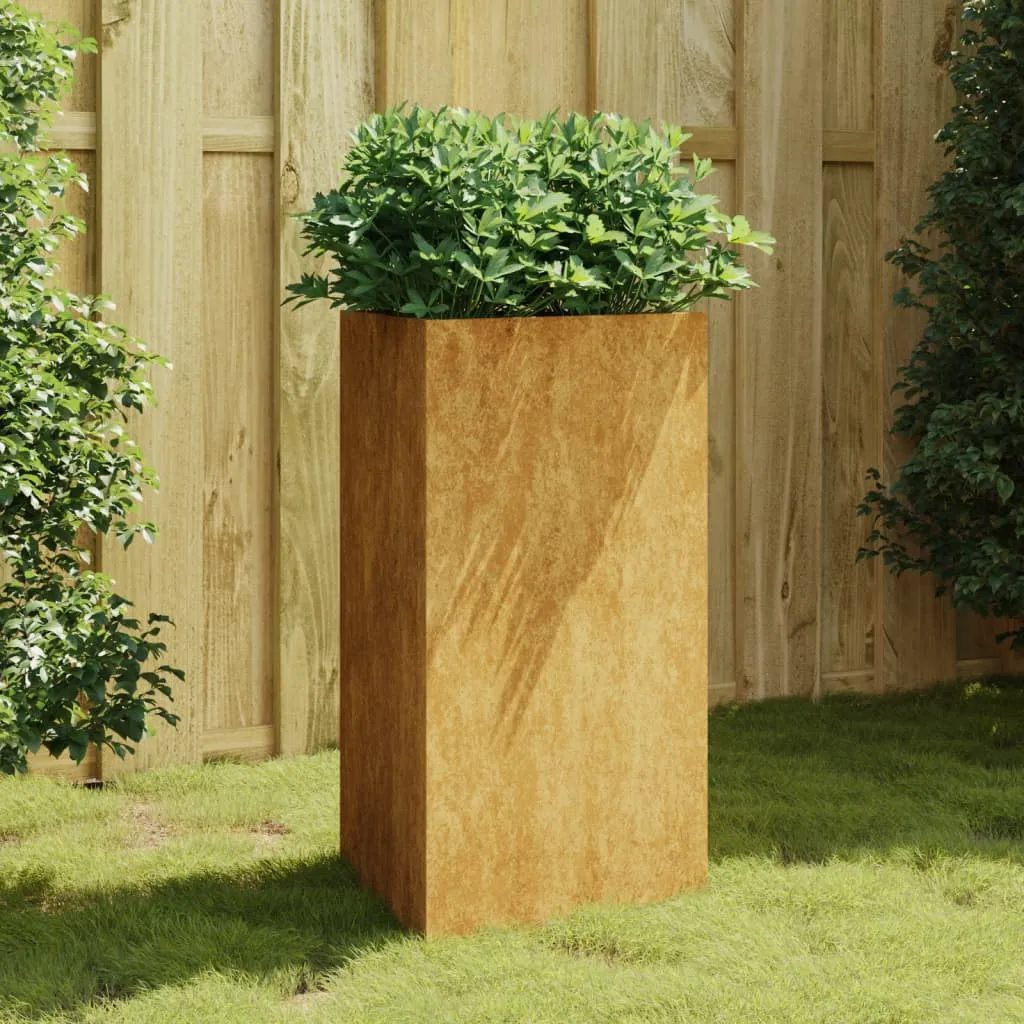 vidaXL Fioriera da Giardino 50x43x75 cm in Acciaio Corten