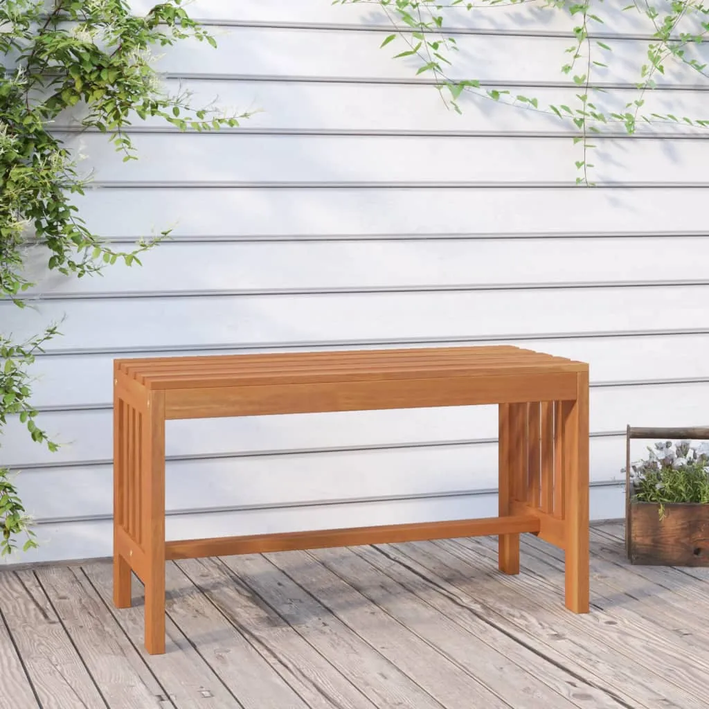 vidaXL Panca da Giardino 80 cm Legno Massello di Eucalipto