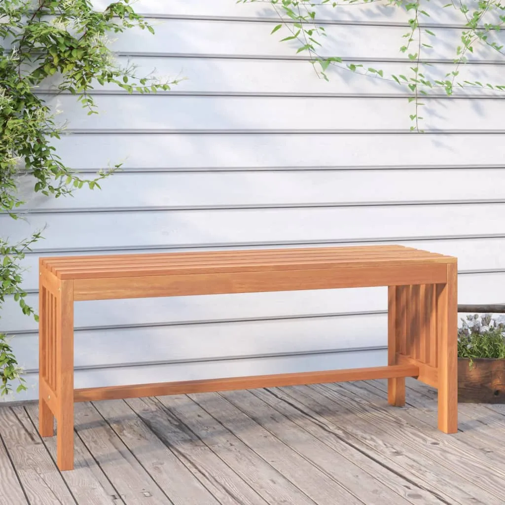 vidaXL Panca da Giardino 110 cm Legno Massello di Eucalipto