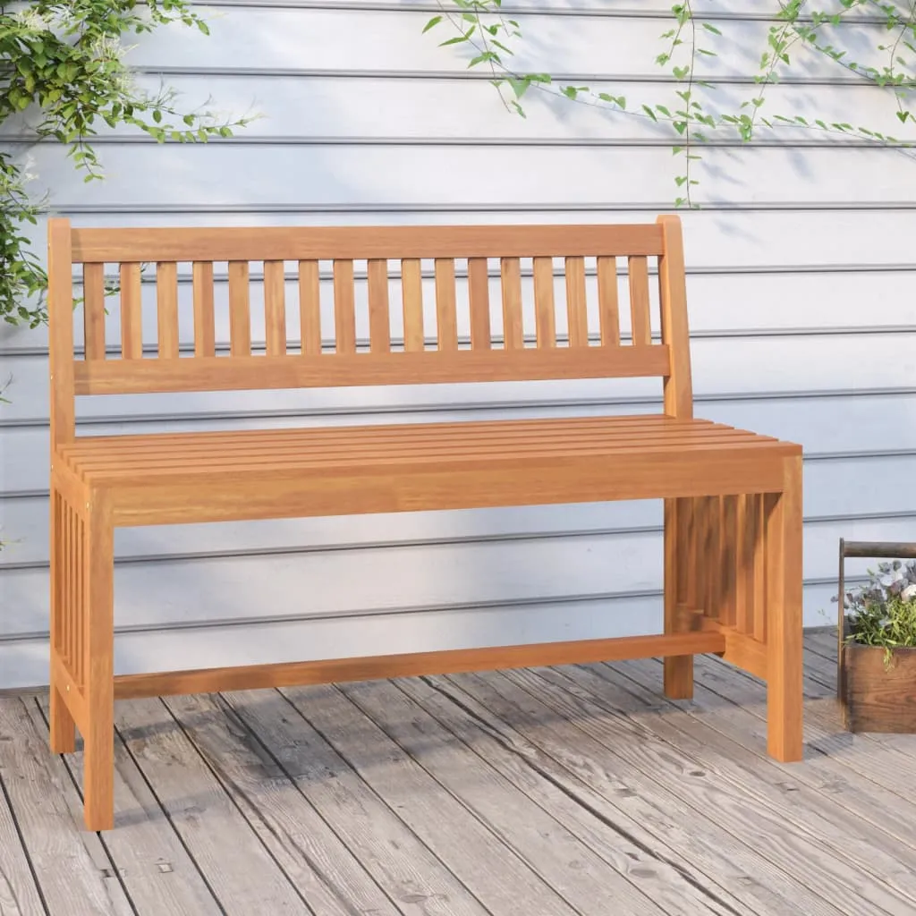 vidaXL Panca da Giardino 110 cm Legno Massello di Eucalipto