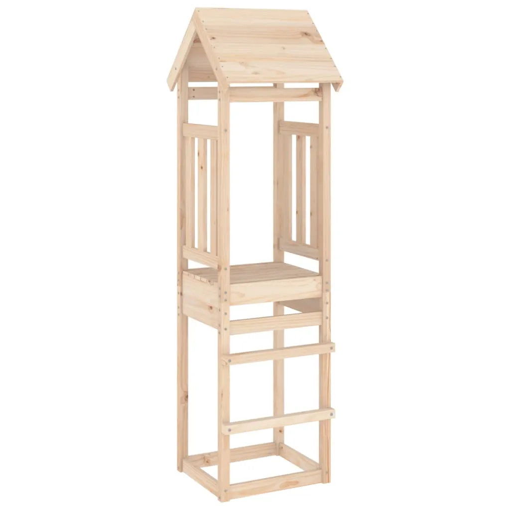 vidaXL Torre da Gioco 52,5x46,5x206,5 cm in Legno Massello di Pino