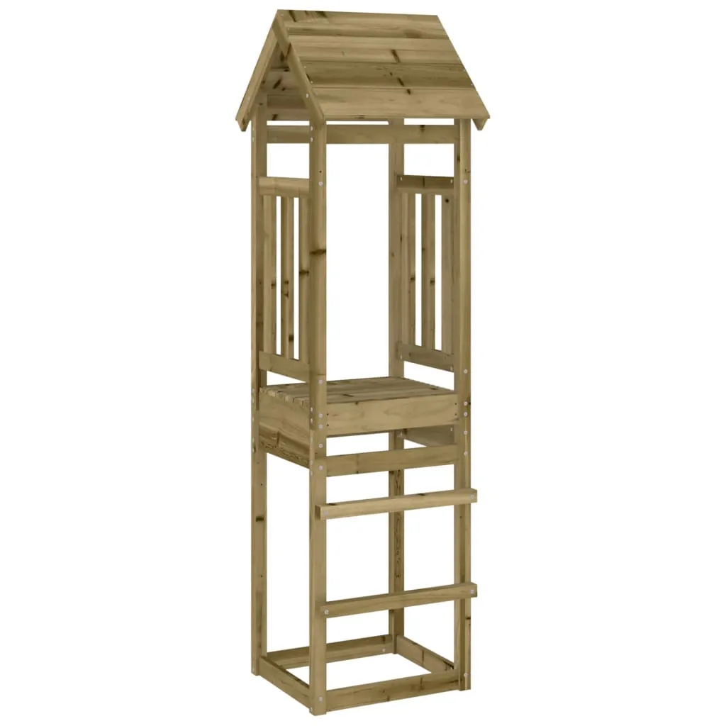 vidaXL Torre da Gioco 52,5x46,5x206,5 cm in Legno di Pino Impregnato