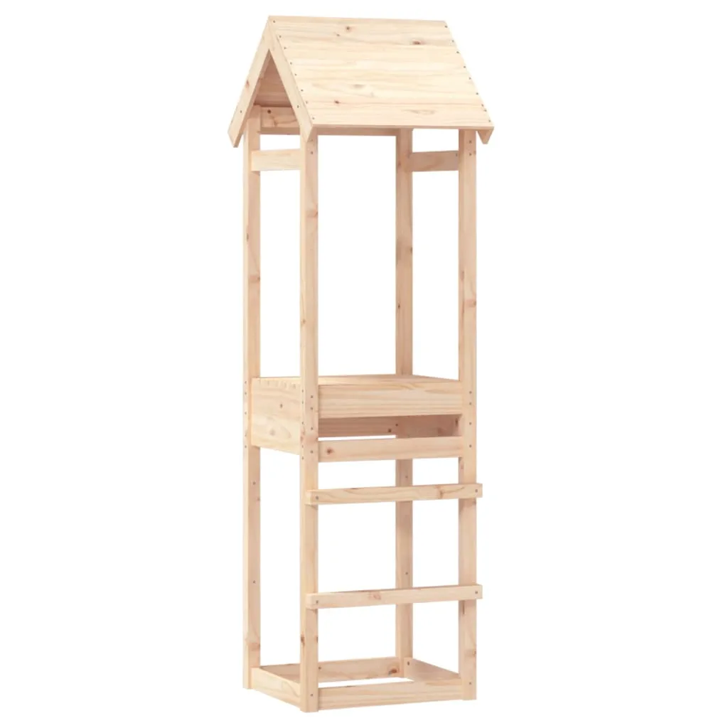 vidaXL Torre da Gioco 53x46,5x194 cm in Legno Massello di Pino