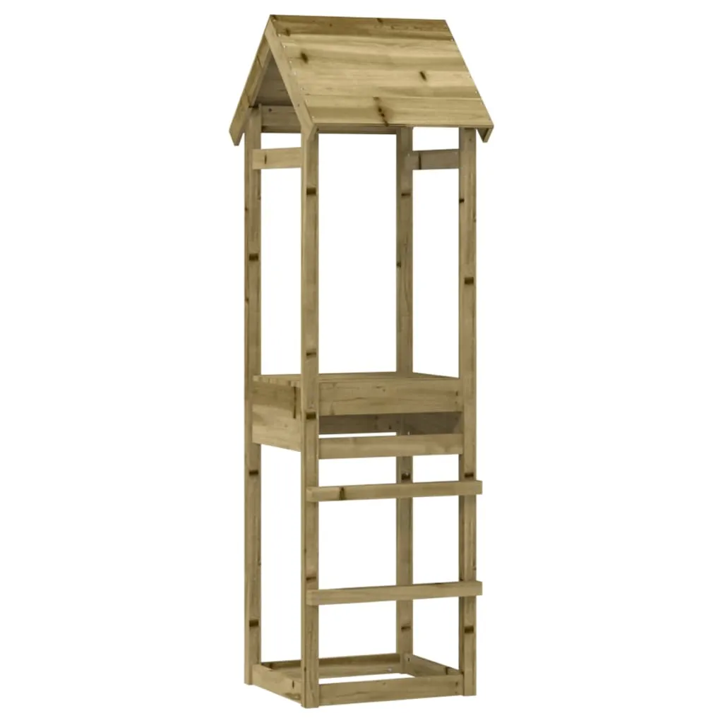  vidaXL Torre da Gioco 53x46,5x194 cm in Legno di Pino Impregnato