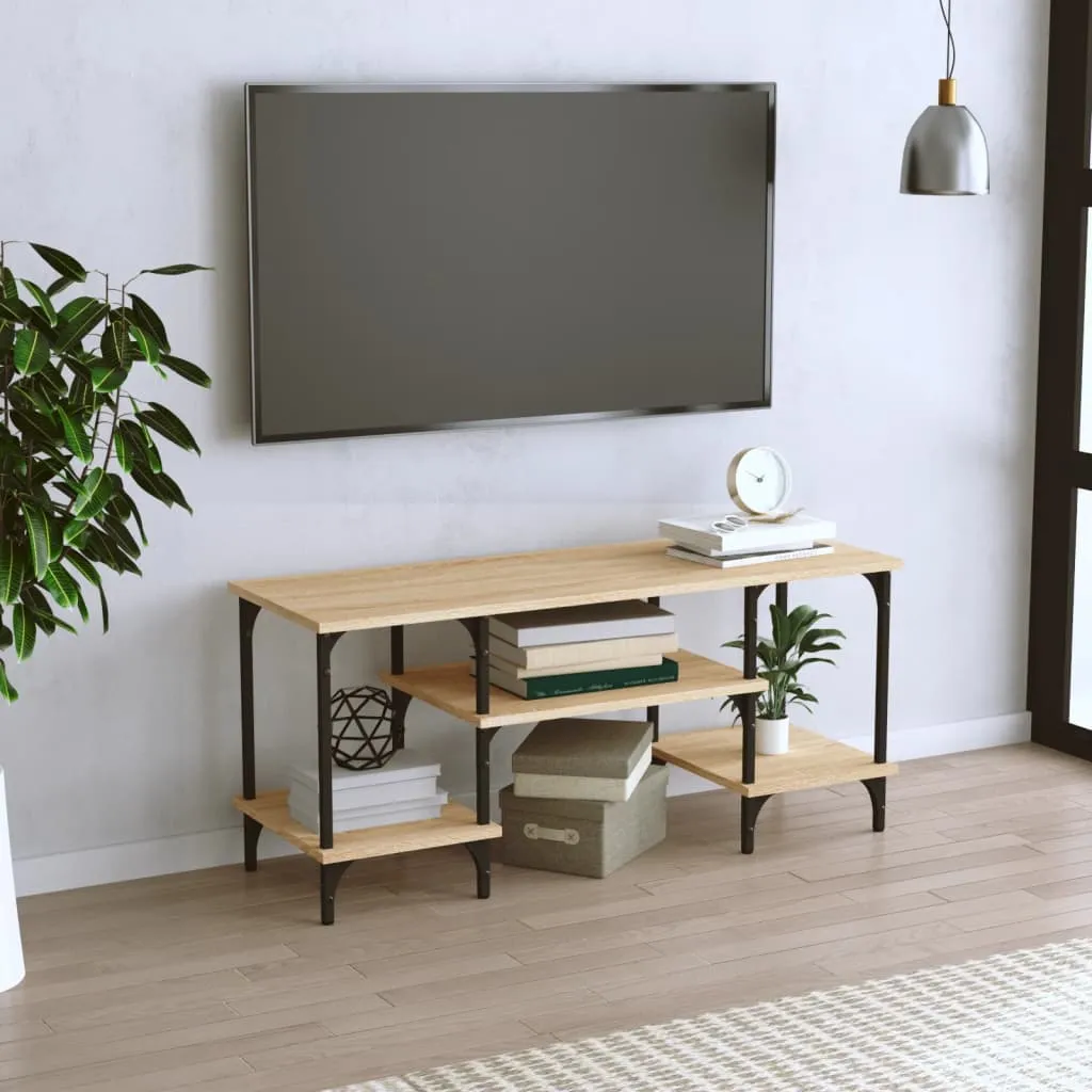 vidaXL Mobile Porta TV Rovere Sonoma 102x35x45,5 cm Legno Multistrato